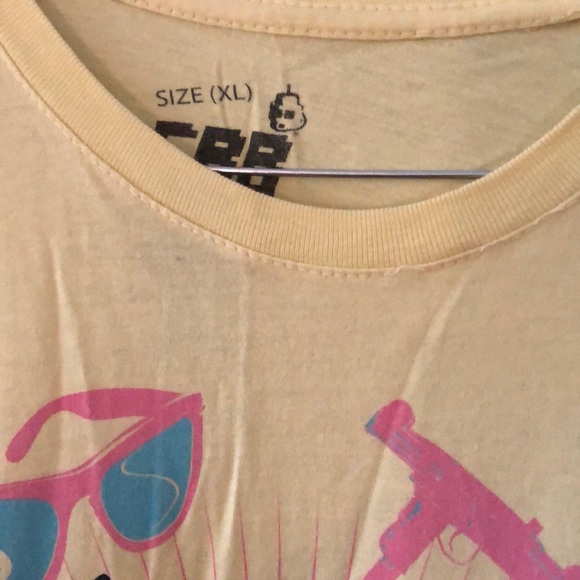 Cardboard Robot yellow XL T-shirt - Picture 2 of 3